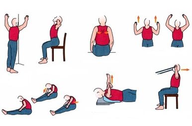 Bewegung mit thorakaler Osteochondrose